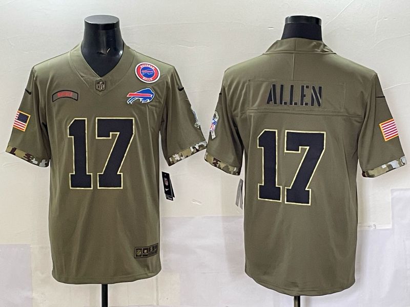 Men 2025 Buffalo Bills 17 Allen Green Nike Limited NFL Jersey 005